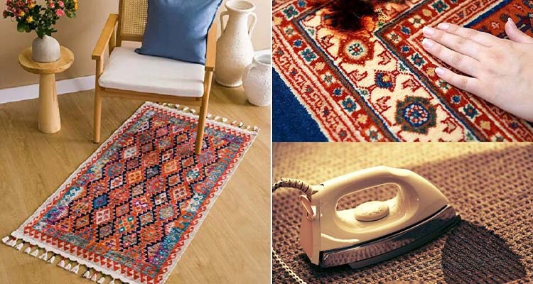 از بین بردن سوختگی فرش